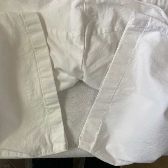 Chaps Women's White Cotton Drawstring Waist Capri Pants. Sz 3X - Picture 10 of 15